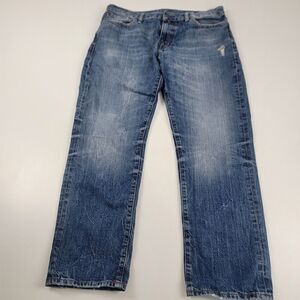 Denim & Supply Ralph Lauren Jeans Mens 34x29 Distressed‎ Washed Straight